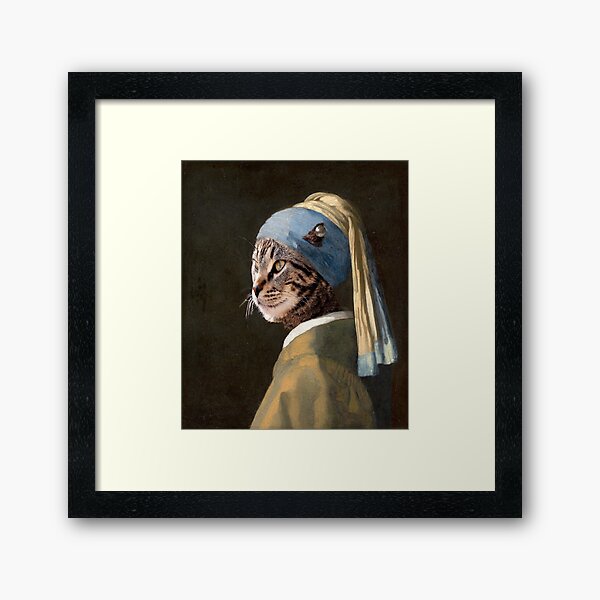 Item preview, my (original) cat Vermeer designed and sold by TheodoreDorado.