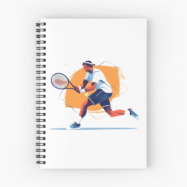 Item preview, Tennis Athlete Hitting the Ball designed and sold by lessyun.