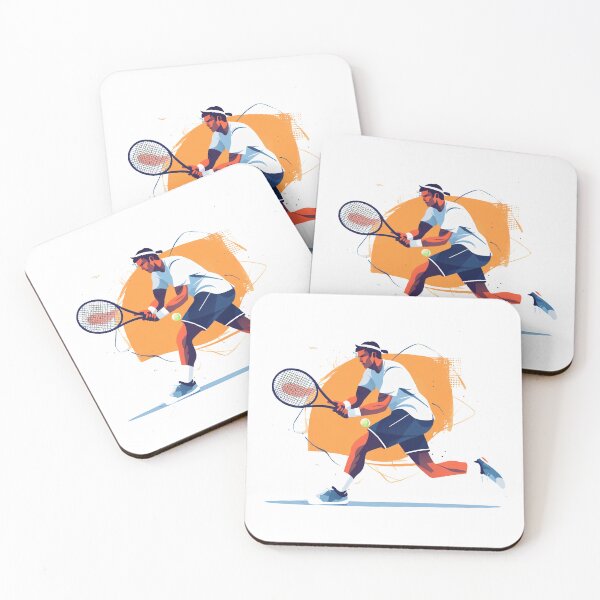 Item preview, Tennis Athlete Hitting the Ball designed and sold by lessyun.