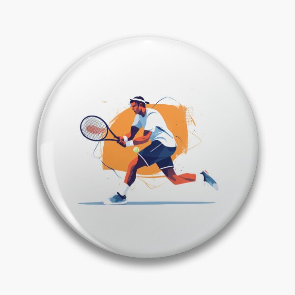 Item preview, Tennis Athlete Hitting the Ball designed and sold by lessyun.