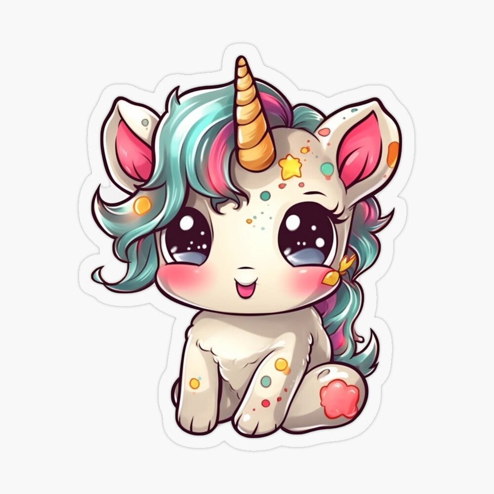 Cute Kawaii Beanie Boos Unicorn | Cute cartoon drawings, Kawaii drawings,  Cute doodles drawings