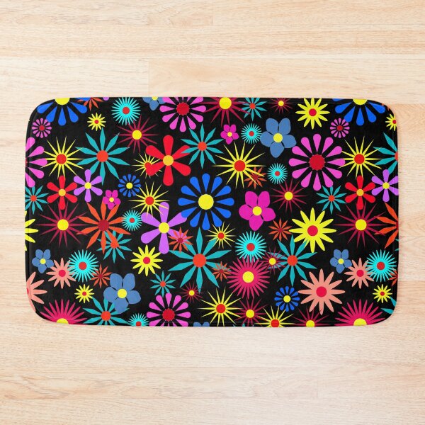 Item preview, Colorful floral pattern designed and sold by Dusanka Djeric.