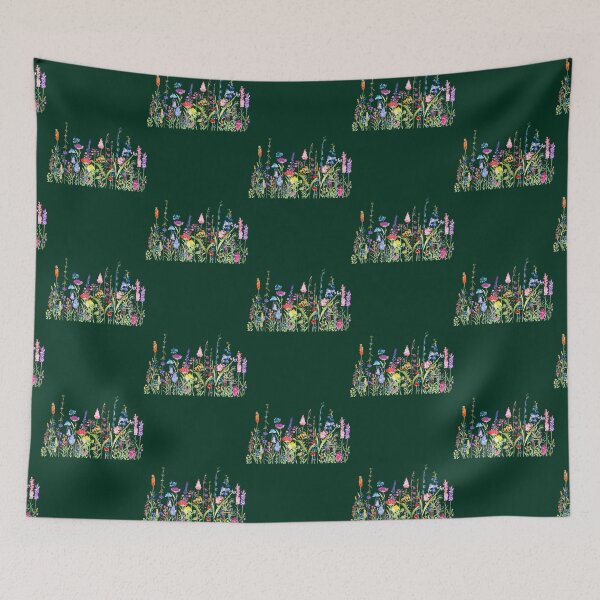 Item preview, colorful wild flower field  designed and sold by WilliamytDrake.