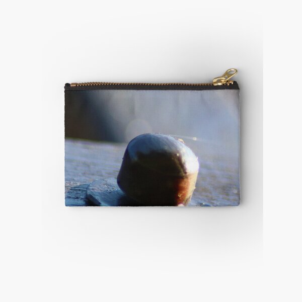 Item preview, Screw Cap in Wooden Board - Abstract Industrial Macrophotography designed and sold by AgathaZolastore.