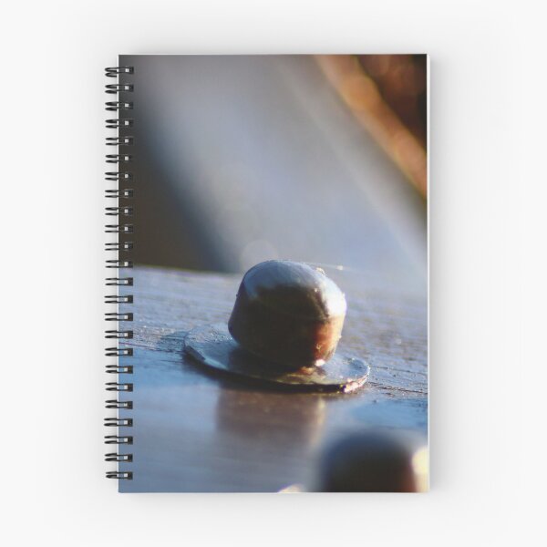 Item preview, Screw Cap in Wooden Board - Abstract Industrial Macrophotography designed and sold by AgathaZolastore.