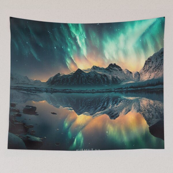 Item preview, Aurora Borealis Green designed and sold by ParadiseSlice.