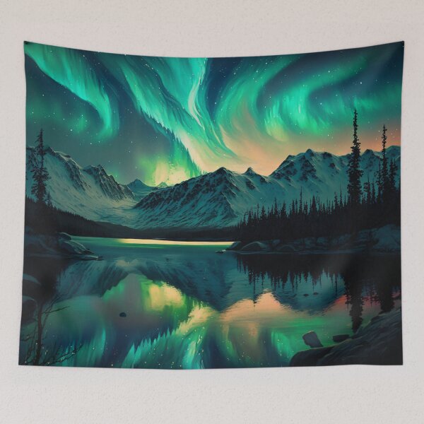 Item preview, Aurora Borealis Alaska designed and sold by ParadiseSlice.