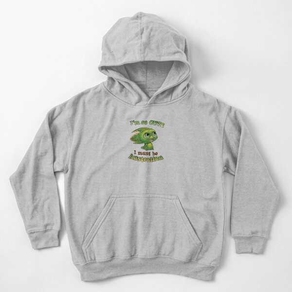 I'm so cute - I must be Australian - Squeak Kids Pullover Hoodie