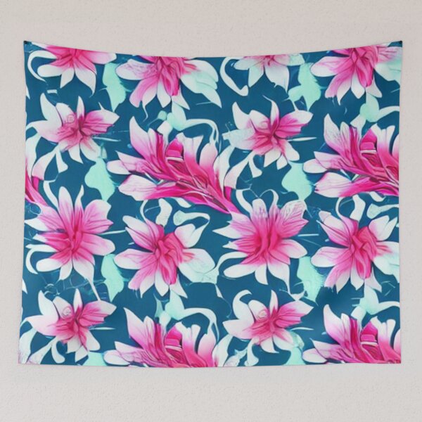 Item preview, Abstract Exotic Pink Floral designed and sold by calibrit.