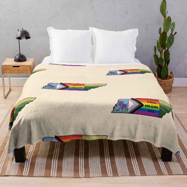 Item preview, Y’all Means All, State of Tennessee with Pride Flag designed and sold by shop-olajo.