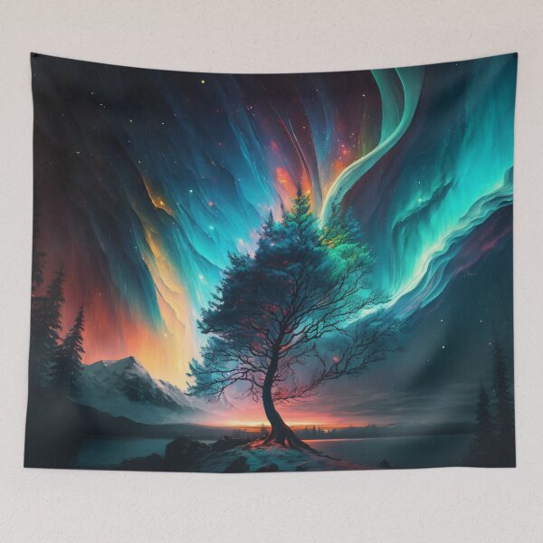 Item preview, Aurora Borealis Green designed and sold by ParadiseSlice.
