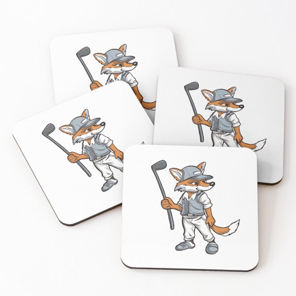 Item preview, sport funny animal fox  playing golf designed and sold by StairheadStore.