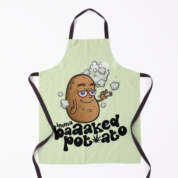 Item preview, I'm a Baked Potato - Smoking Marijuana Cartoon designed and sold by Tony Oshlick.