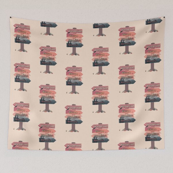Item preview, Wanderlust Nomadic Roaming Roads designed and sold by spikemet.