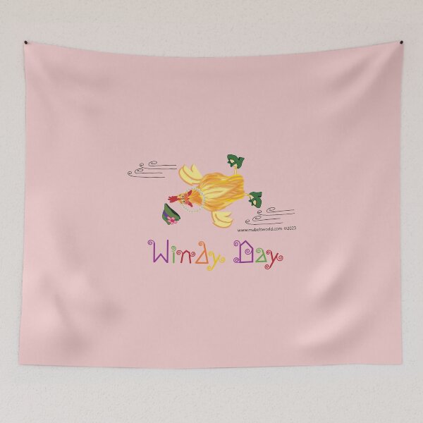 Item preview, Windy Day of Mabel's World designed and sold by ksbkeys.
