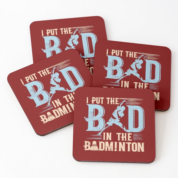 Item preview, Badminton Funny Saying Racquets shuttlecock Player designed and sold by zedeklesser43.