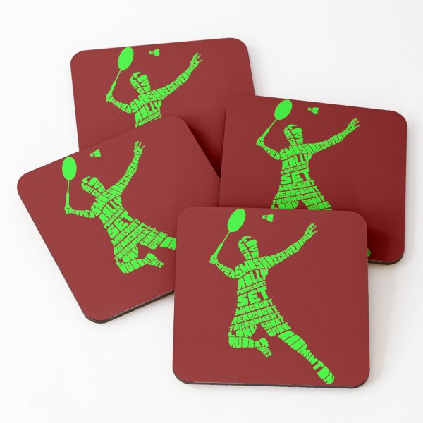 Item preview, Badminton Player Typography Word Art designed and sold by zedeklesser43.