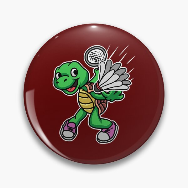 Artikelvorschau, Badminton-Federball-Jungen-Mädchen-Schildkröten-Geschenk entworfen und verkauft von zedeklesser43.