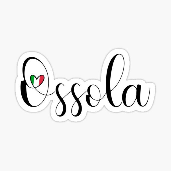 Item preview, Ossola With Italian Heart - I Love Ossola, Italy designed and sold by molamode.