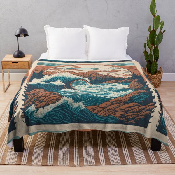 Item preview, Stormy sea illustration design designed and sold by Shenuka93.