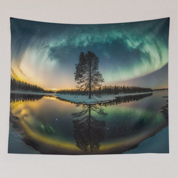 Item preview, Aurora Borealis Green designed and sold by ParadiseSlice.