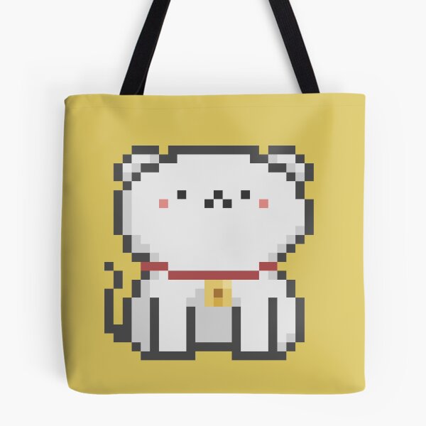 Item preview, Pixel Quiet Scottish Fold White Cat 93 designed and sold by sosorimaru.
