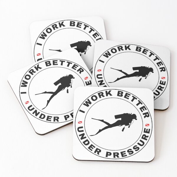 Item preview, I work better under pressure designed and sold by Peycer.