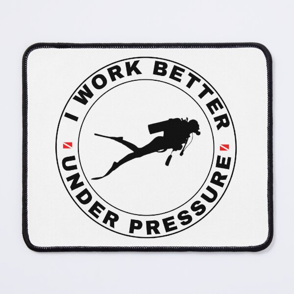 Item preview, I work better under pressure designed and sold by Peycer.