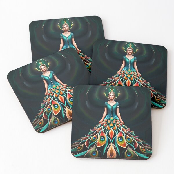 Item preview, the queen wearing the peacock ornament designed and sold by AnZWork.