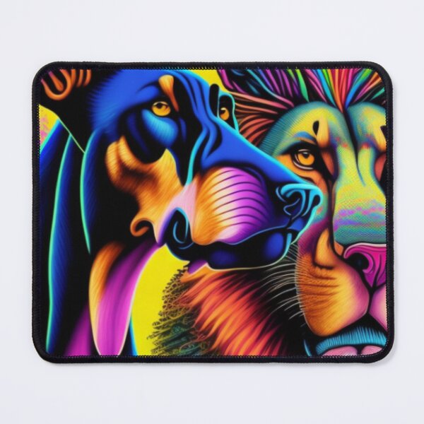 Item preview, Graphic Design Psychedelic Doberman Pinscher Lion T-shirts designed and sold by DigitalNyx.