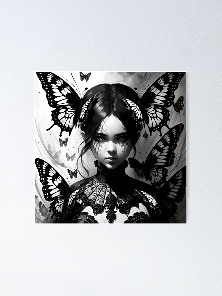 Gothic Butterfly Princess II | Poster