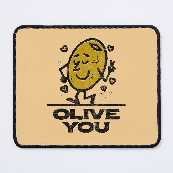 Item preview, Olive You Funny Pun Love You For Couples designed and sold by fooderiffic.