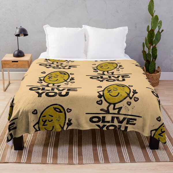 Item preview, Olive You Funny Pun Love You For Couples designed and sold by fooderiffic.