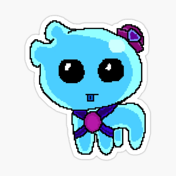 TBH Creature / Autism creature Blue Sticker for Sale by Borg219467