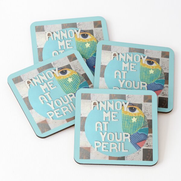Item preview, Annoy Me At Your Peril With Checkerboard designed and sold by prunellaparsnip.