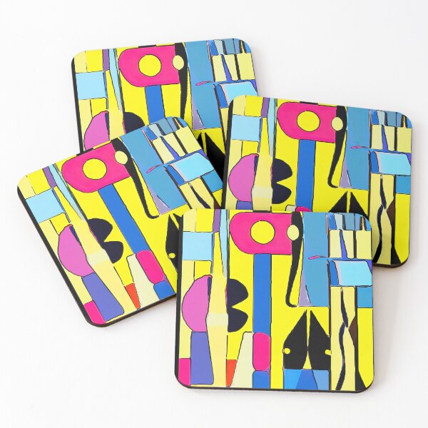 Item preview, Abstract in Blue Red and Yellow designed and sold by Chris Armytage™.