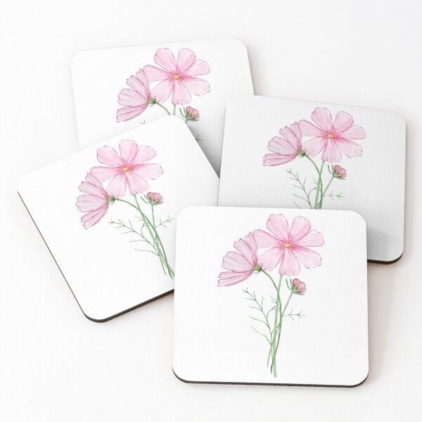 Item preview, October Birth Month Flower Cosmos designed and sold by SvetlanaArt.