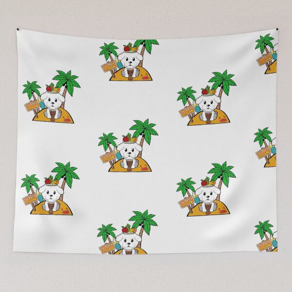 Item preview, Cute Furry Dog is stranded on a deserted island designed and sold by Pet Station.