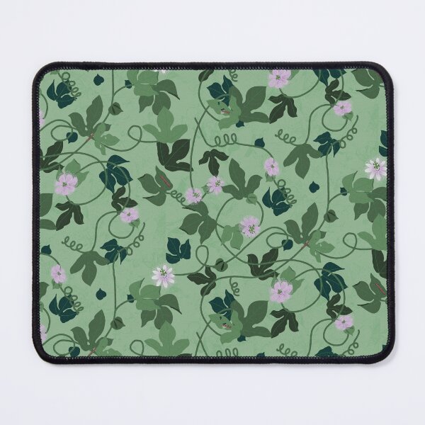 Item preview, Vining passionfruit flowers and red caterpillars | 2304JJ.P3 designed and sold by Ingrid Poole.