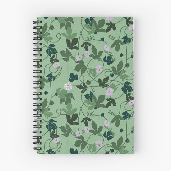 Item preview, Vining passionfruit flowers and red caterpillars | 2304JJ.P3 designed and sold by Ingrid Poole.