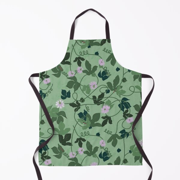 Item preview, Vining passionfruit flowers and red caterpillars | 2304JJ.P3 designed and sold by Ingrid Poole.