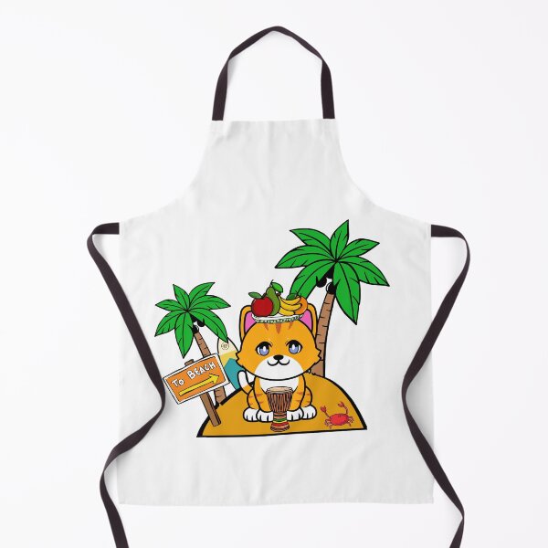Item preview, Cute orange cat is stranded on a deserted island designed and sold by Pet Station.