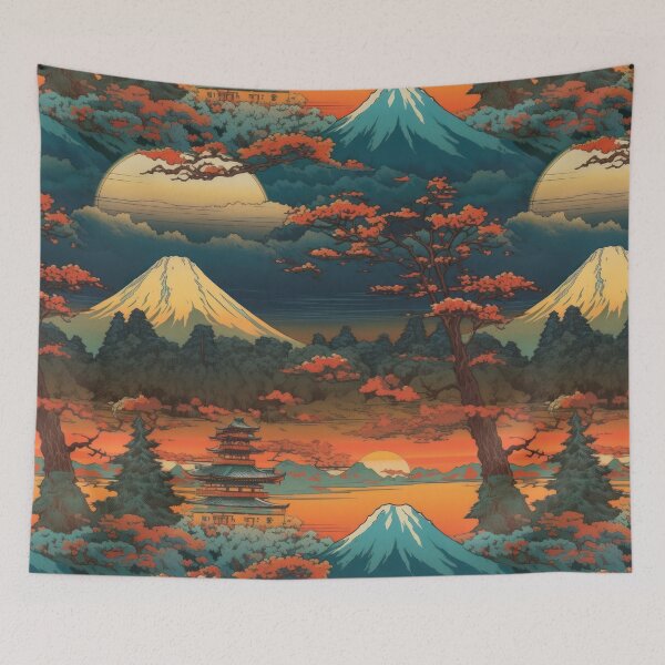 Item preview, patrón del monte fuji designed and sold by DankDank420.