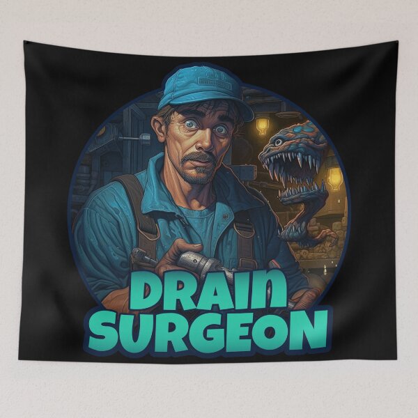 Item preview, Drain Surgeon - Funny Plumber Design designed and sold by danielliamgill.