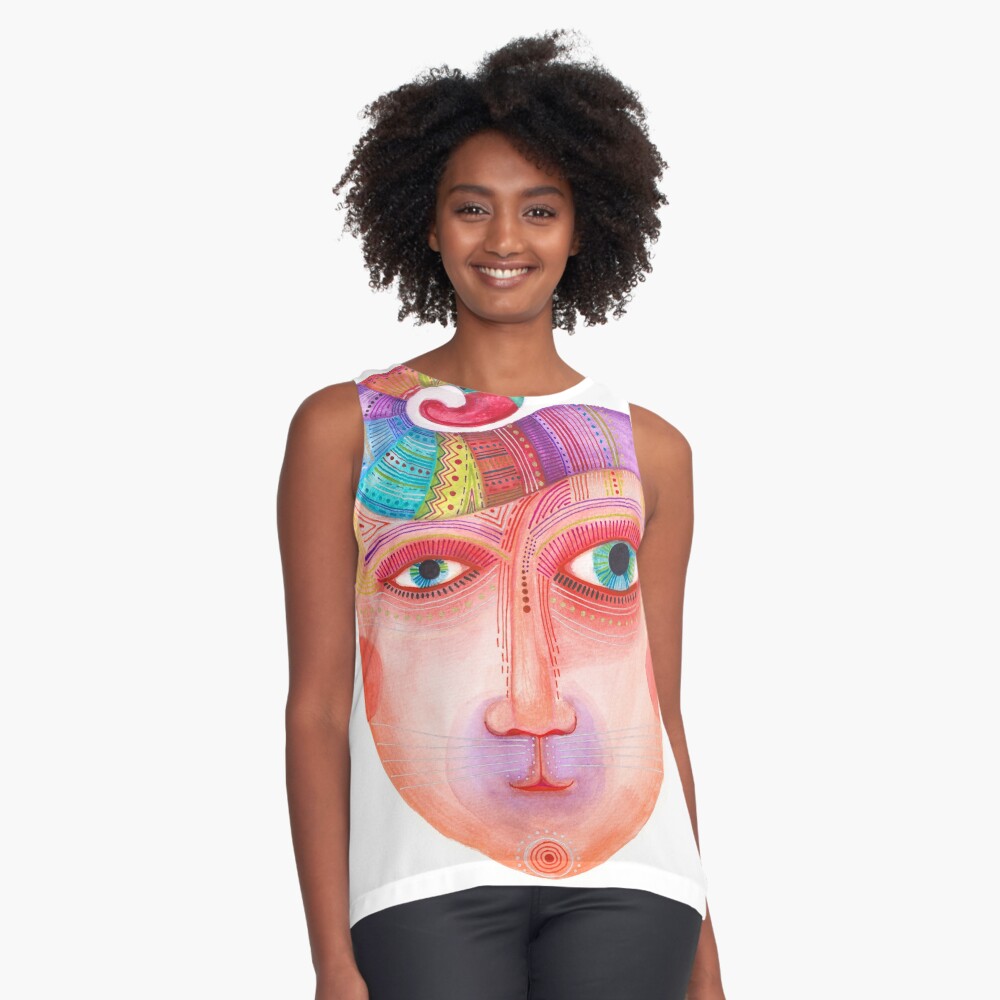 Item preview, Sleeveless Top designed and sold by nuanz.