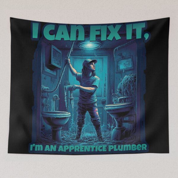Item preview, I Can Fix It, I'm a Journeyman Plumber - Funny Plumber Design designed and sold by danielliamgill.