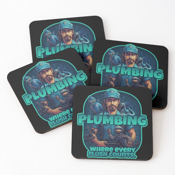 Item preview, Plumbing: Where Every Flush Counts - Funny Plumber Design designed and sold by danielliamgill.