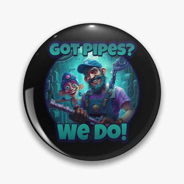 Artikelvorschau, Got Pipes? We Do! - Funny Plumber Design entworfen und verkauft von danielliamgill.