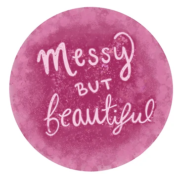 Artwork thumbnail, Messy But Beautiful by Cassie Cain