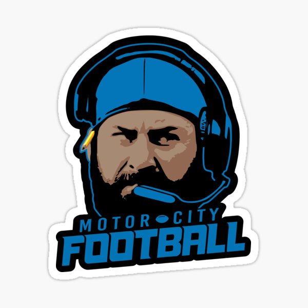 Motor City Football Sticker